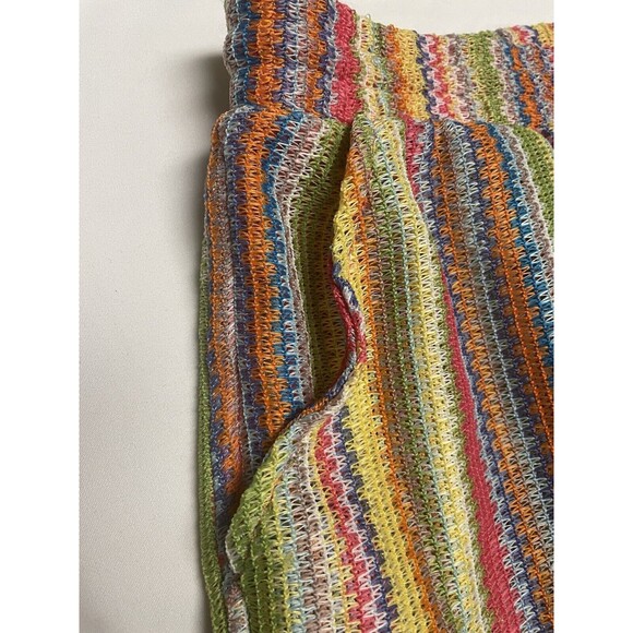 Derek Heart Size Crochet Knit Tank & Shorts Set L 11/13 BoHo Hippie Retro New - Picture 6 of 15